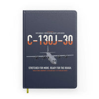 Thumbnail for C-130J-30 Super Hercules design on navy blue notebook
