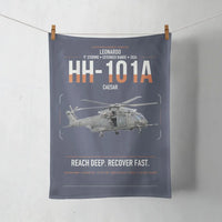 Thumbnail for Leonardo HH-101A Caesar design on navy blue towel
