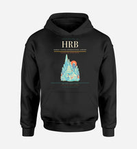 Thumbnail for Harbin Taiping International Airport (HRB) design on black hoodie single-side print