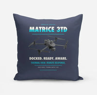 Thumbnail for DJI Matrice 3TD design on navy blue pillow