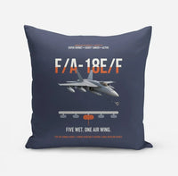 Thumbnail for F A-18E F Buddy Tanker design on navy blue pillow