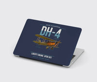 Thumbnail for Airco DH-4 Liberty Plane design on navy blue MacBook case