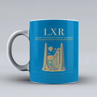 Thumbnail for International Airport LXR Mug design on turquoise luxor