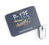 Thumbnail for Boeing P-12E design on navy blue rectangle mouse pad