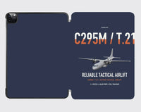Thumbnail for Airbus C295M T.21 design on navy blue ipad tablet case
