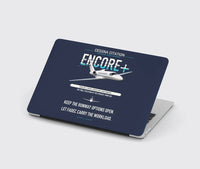Thumbnail for Cessna Citation Encore+ design on navy blue MacBook case