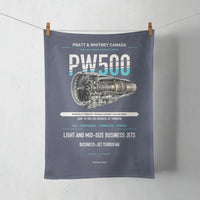 Thumbnail for PW500 design on navy blue towel