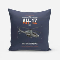 Thumbnail for Bell AH-1Z Viper design on navy blue pillow