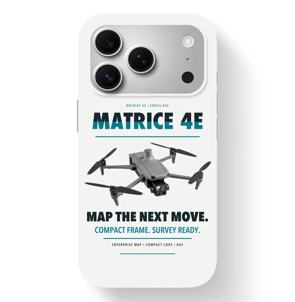 DJI Matrice 4E Case design on white iphone case