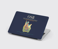 Thumbnail for Leoš Janáček Airport Ostrava (OSR) design on navy blue MacBook case