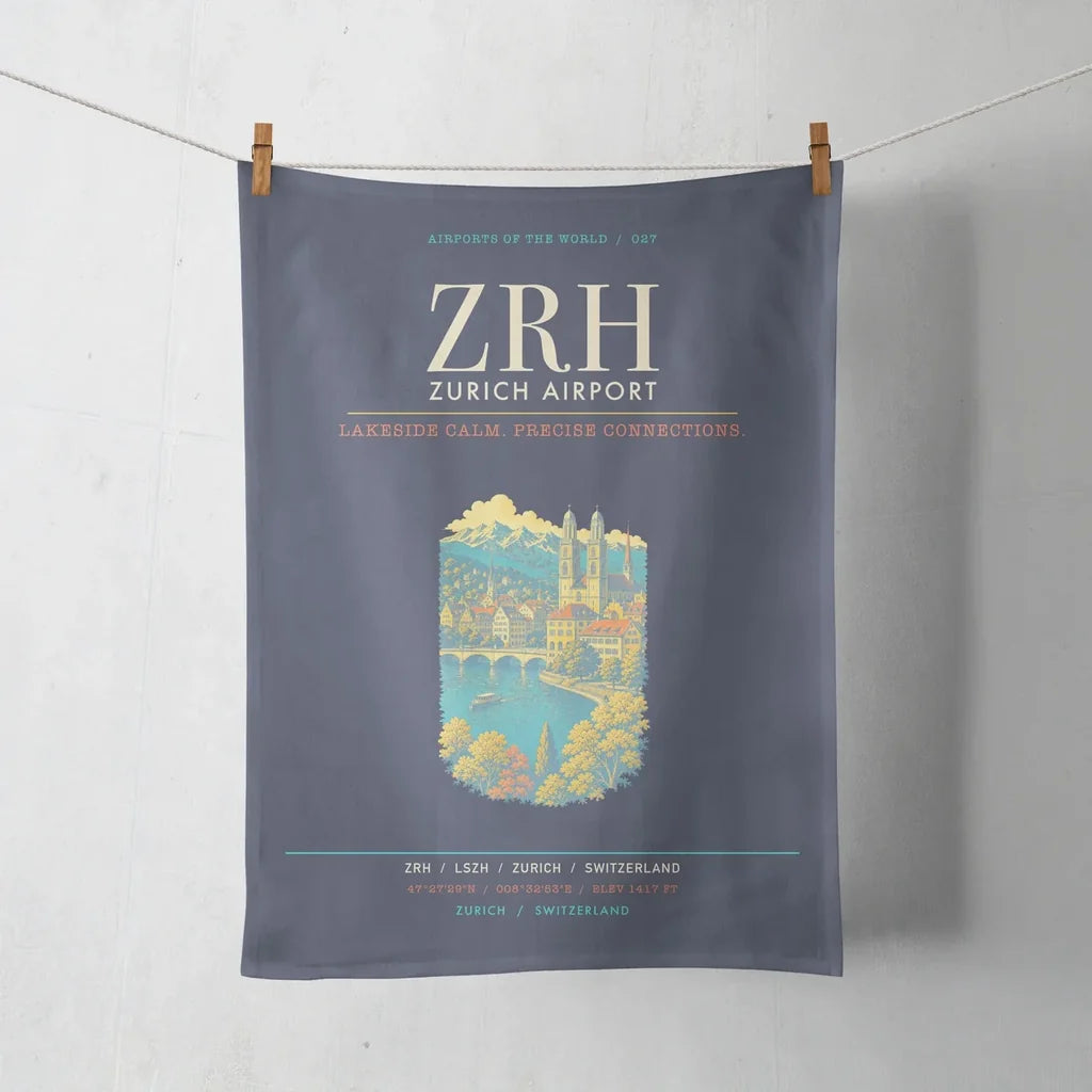 Zurich Airport ZRH - Navy Blue
