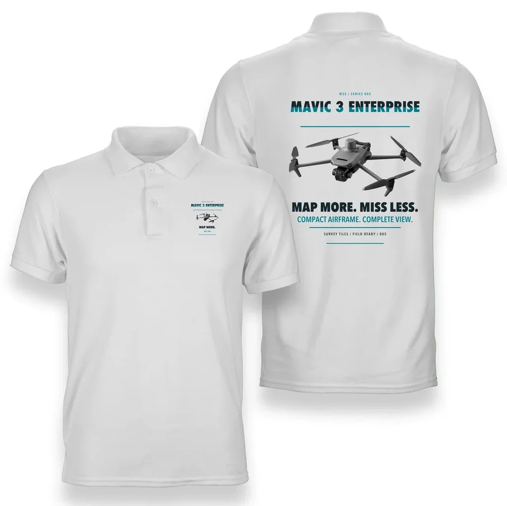 DJI Mavic 3 Enterprise design on white polo