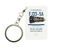 Thumbnail for FJ33-5A Key Chain design on white key chain