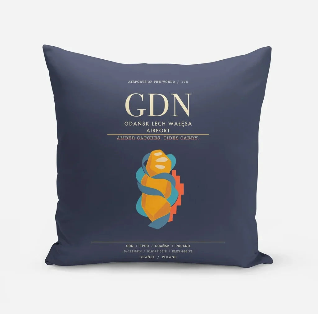Gdansk Lech Waesa Airport GDN - Navy Blue