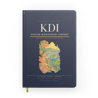Thumbnail for Wolter Monginsidi Airport (KDI) design on navy blue notebook