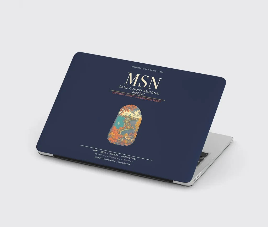 Dane County Regional Airport Madison MSN - Navy Blue