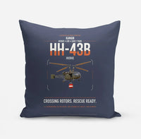 Thumbnail for Kaman HH-43B Huskie design on navy blue pillow