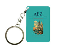Thumbnail for Aberdeen International Airport (ABZ) design on turquoise key chain