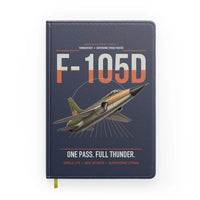 Thumbnail for F-105D Thunderchief design on navy blue notebook