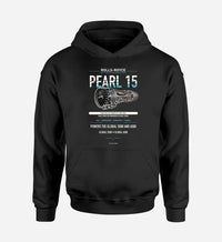 Thumbnail for PEARL 15 design on black hoodie single side