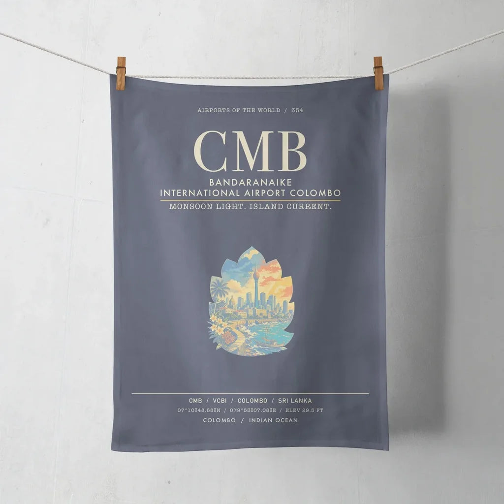 Bandaranaike International Airport Colombo CMB - Navy Blue