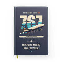 Thumbnail for Boeing 767-300F design on navy blue notebook
