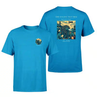 Thumbnail for VINTAGE G4520 - The Engine Test Bed - Double-Side T-Shirt design on turquoise double side t shirt