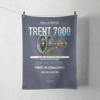 Thumbnail for TRENT 7000 design on navy blue towel