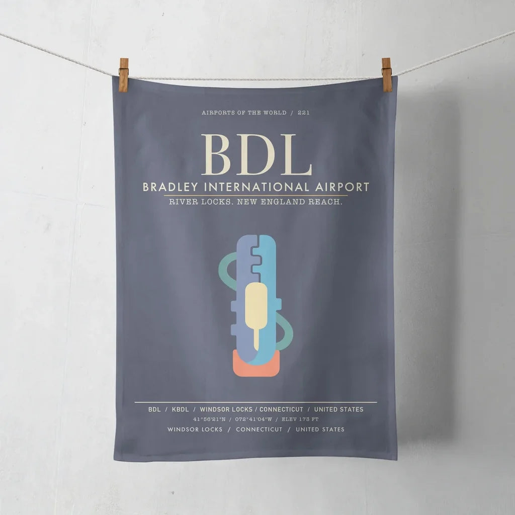 Bradley International Airport BDL - Navy Blue