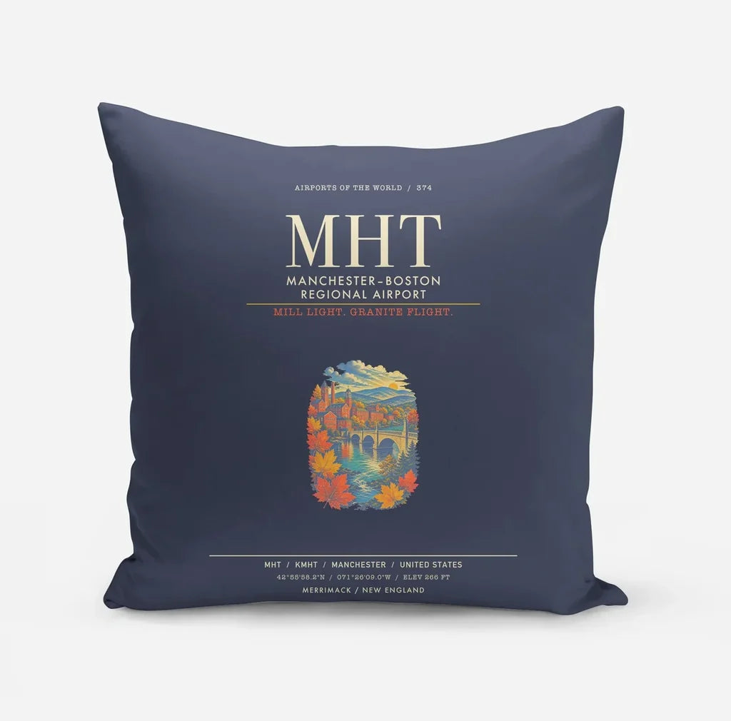 ManchesterBoston Regional Airport MHT - Navy Blue