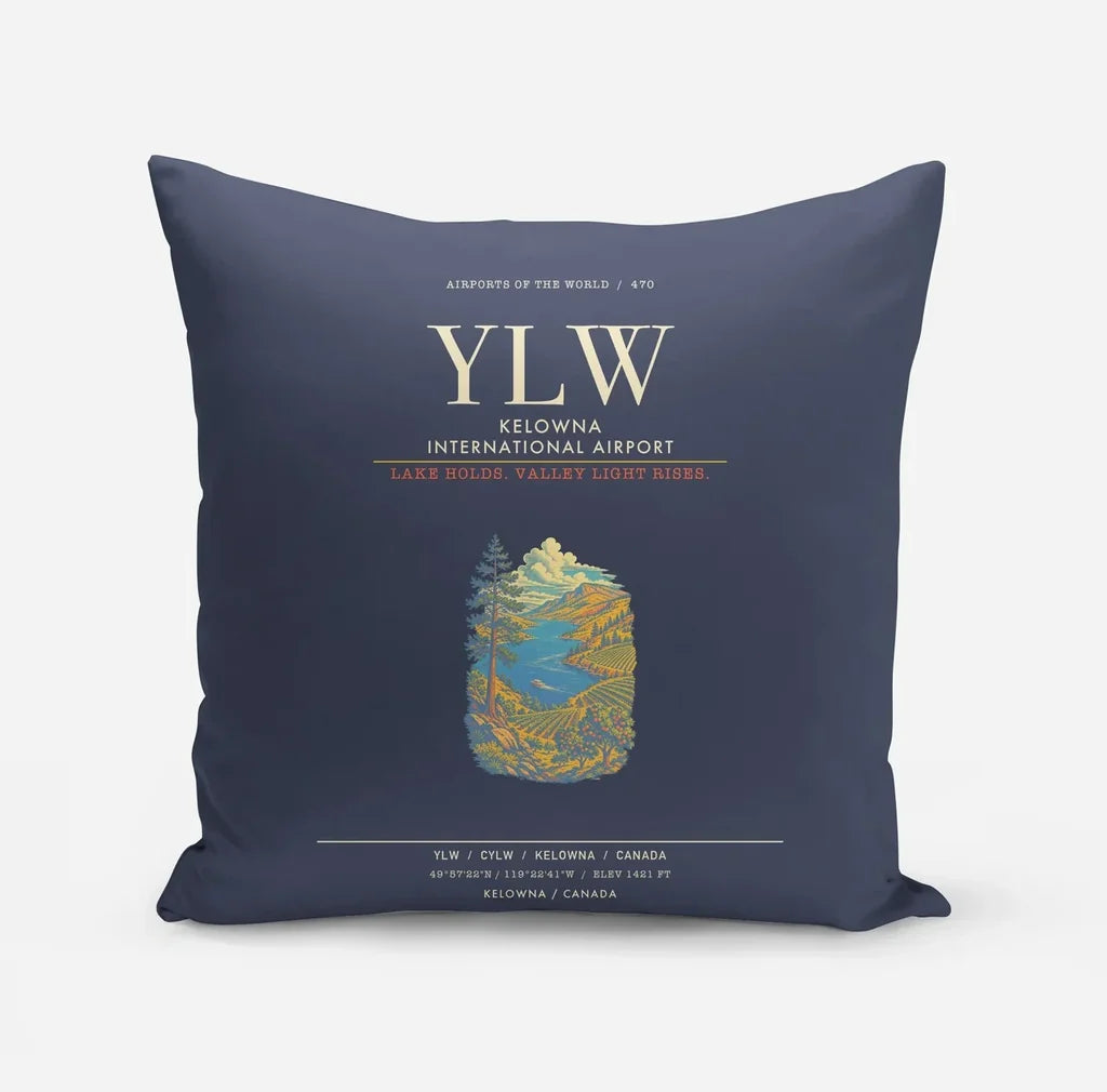 Kelowna International Airport YLW - Navy Blue