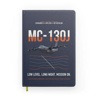 Thumbnail for MC-130J COMMANDO II design on navy blue notebook