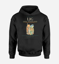 Thumbnail for Limoges – Bellegarde Airport (LIG) design on black hoodie single-side print