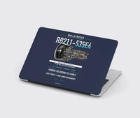 Thumbnail for RB211-535E4 design on navy blue MacBook case