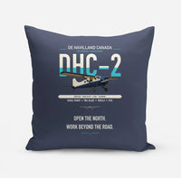 Thumbnail for DHC-2 Beaver Mk I design on navy blue pillow