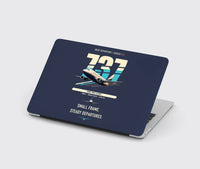 Thumbnail for Boeing 737-500 Classic design on navy blue MacBook case