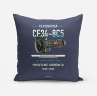 Thumbnail for CF34-8C5 design on navy blue pillow