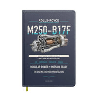 Thumbnail for M250-B17F design on navy blue notebook
