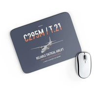 Thumbnail for Airbus C295M T.21 design on navy blue rectangle mouse pad