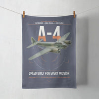 Thumbnail for Junkers Ju 88A-4 design on navy blue towel