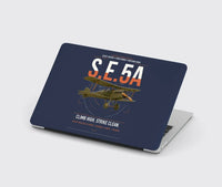 Thumbnail for Royal Aircraft Factory S.E.5a design on navy blue MacBook case