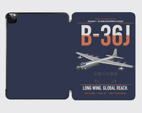 Thumbnail for B-36J Peacemaker design on navy blue ipad tablet case