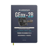 Thumbnail for GEnx-2B design on navy blue notebook