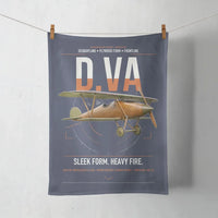 Thumbnail for Albatros D.Va design on navy blue towel