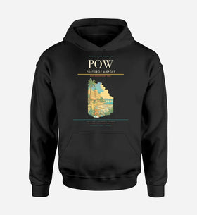 Single-Side Printing — Portorož Airport (POW) Double-Side Hoodie