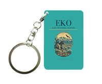 Thumbnail for Elko Regional Airport (EKO) design on turquoise key chain