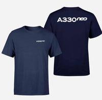 Thumbnail for A330neo & Text Double-Side T-Shirts - view 16
