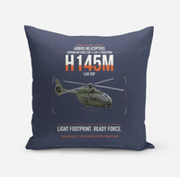 Thumbnail for Airbus Helicopters H145M LUH SOF design on navy blue pillow