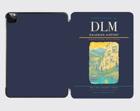 Thumbnail for Dalaman Airport (DLM) design on navy blue ipad tablet case