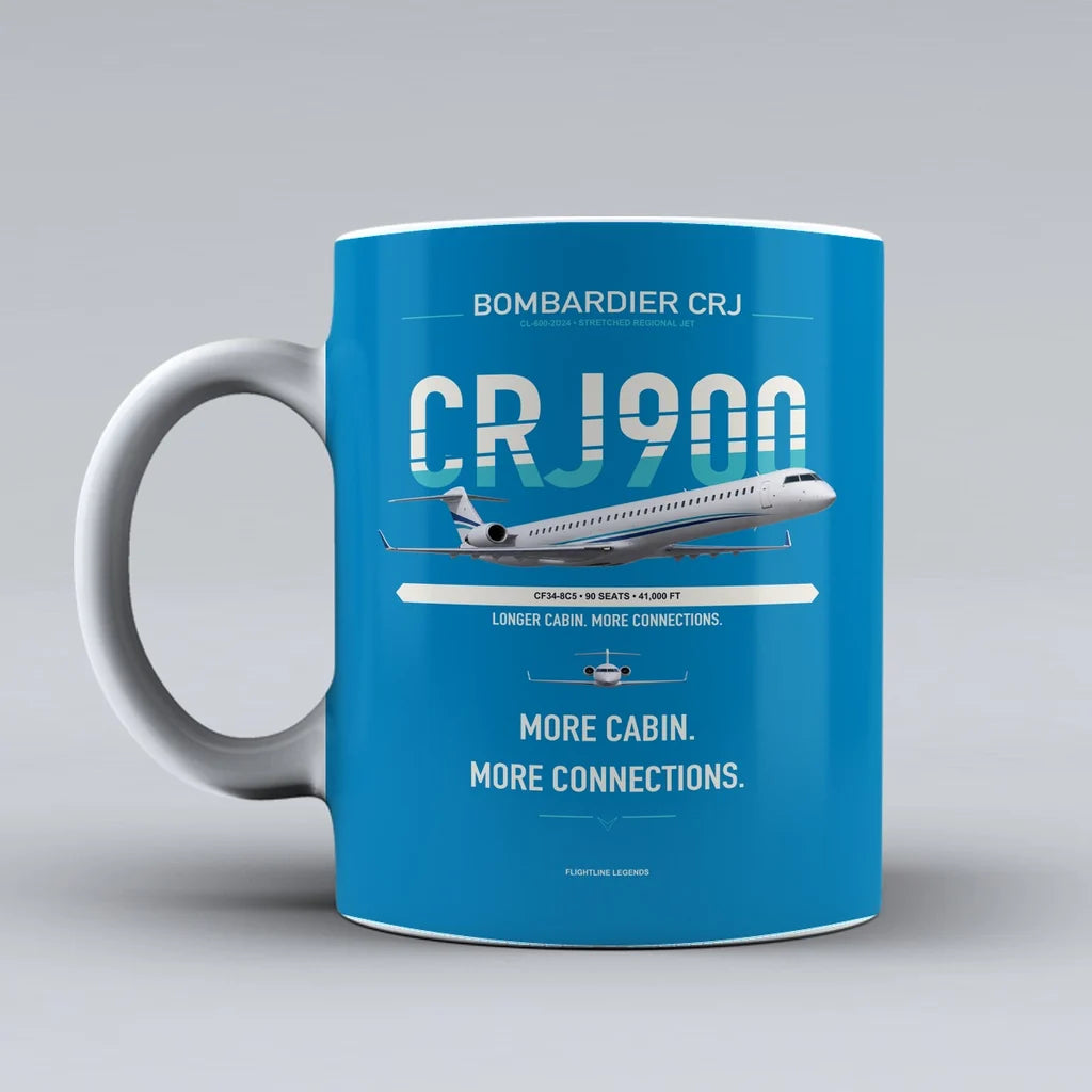 Mug design on turquoise crj900
